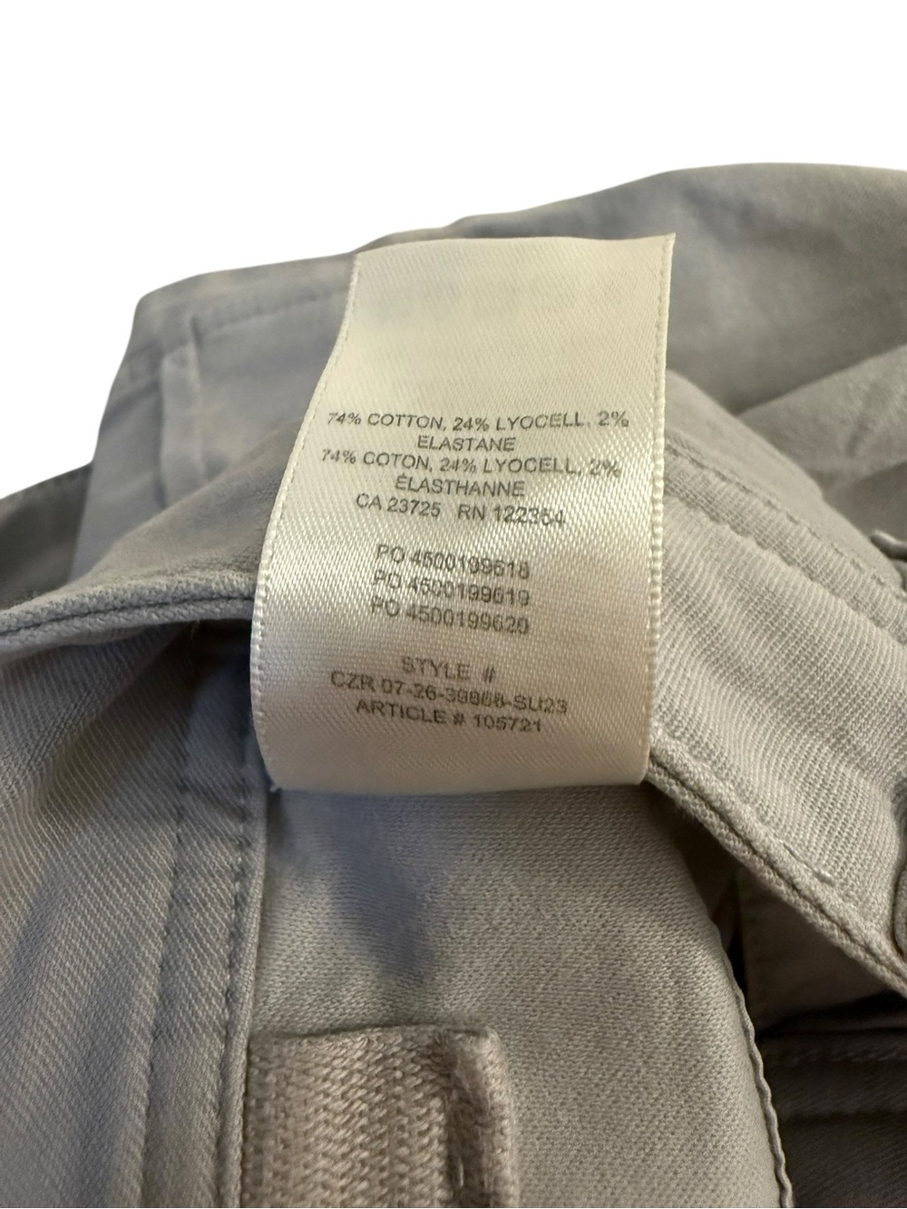 Wilfred Free Cargo Utility Shorts – Gray – Size 6 - Picture 4 of 4